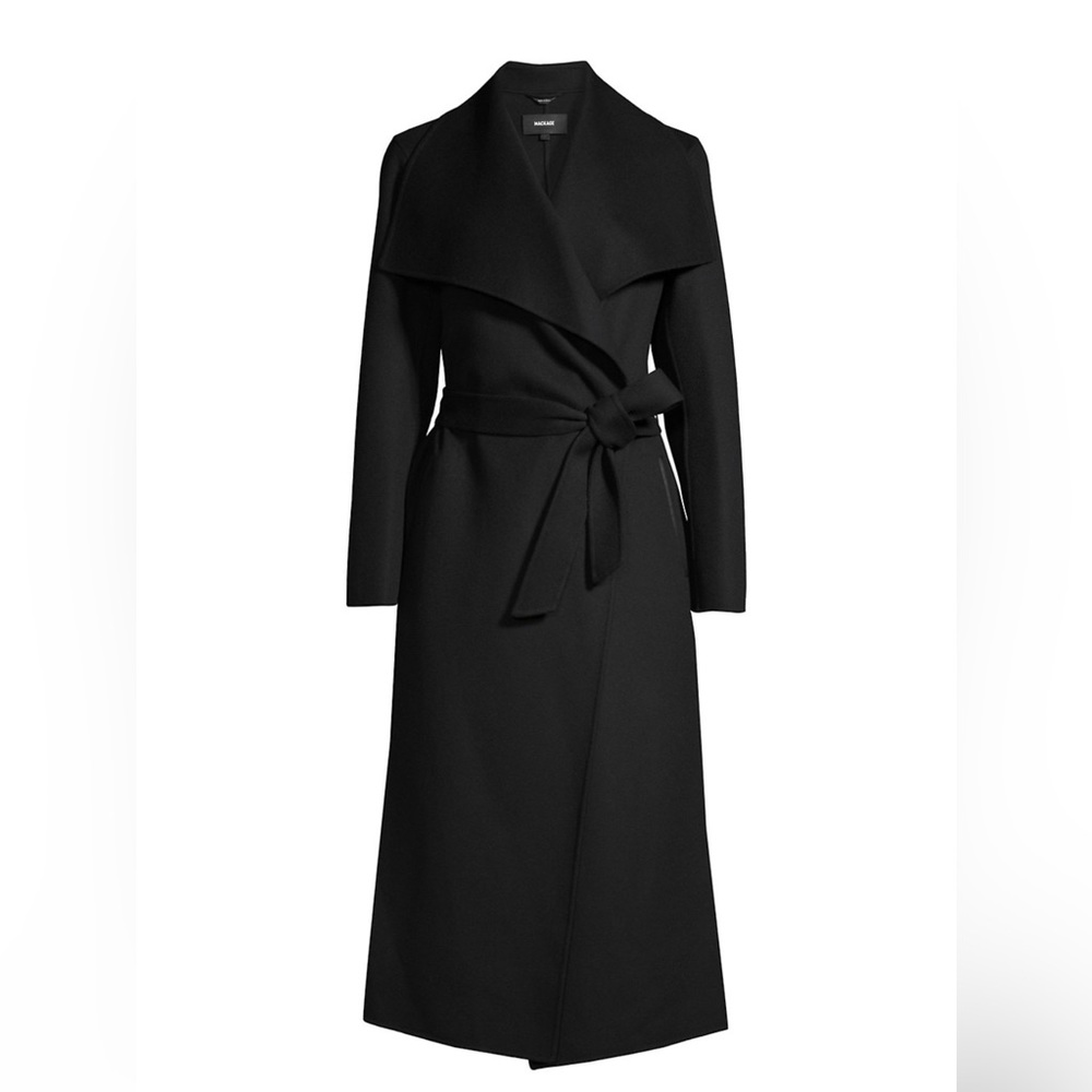 Mackage Mai lightweight wrap wool coat